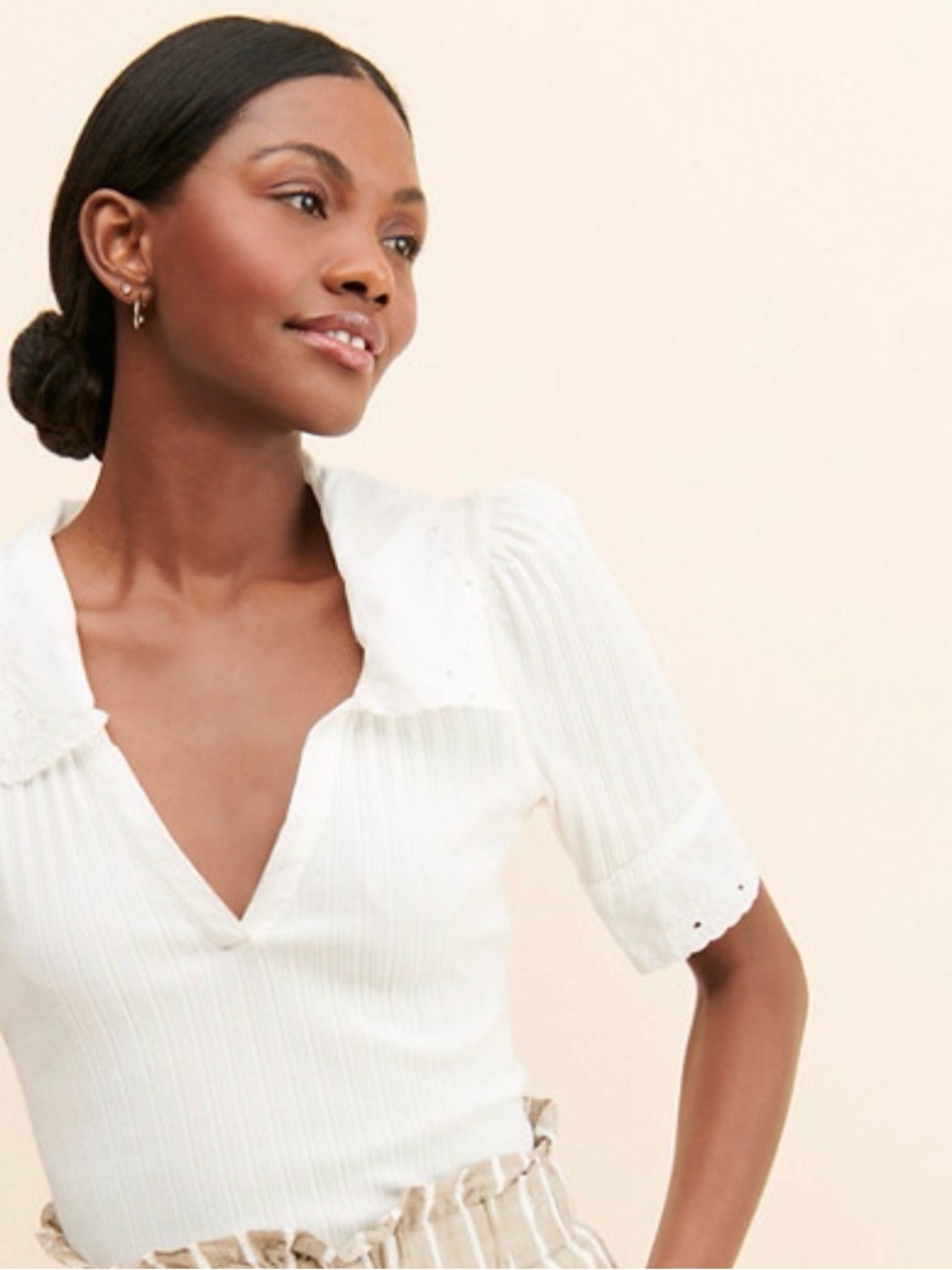 Free people top with collar